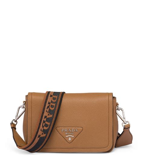 prada brown leather crossbody